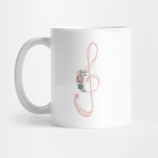 Watercolor Music Note - Treble Clef Mug